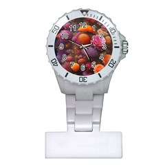 Flowers Blossoms Petals Blooms Plastic Nurses Watch by 99art