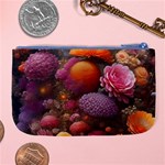 Flowers Blossoms Petals Blooms Large Coin Purse Back