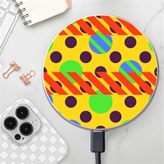 Background Graphic Beautiful Wallpaper Wireless Fast Charger(white) by 99art