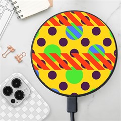 Background Graphic Beautiful Wallpaper Wireless Fast Charger(black) by 99art