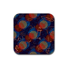 Background Graphic Beautiful Rubber Coaster (square) by 99art