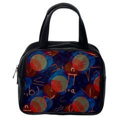 Background Graphic Beautiful Classic Handbag (one Side) by 99art