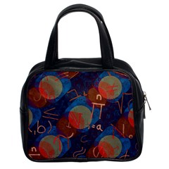 Background Graphic Beautiful Classic Handbag (two Sides) by 99art