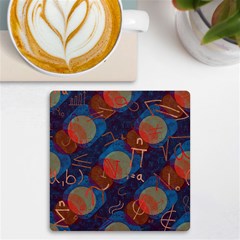 Background Graphic Beautiful Uv Print Square Tile Coaster  by 99art