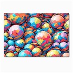 Pattern Seamless Balls Colorful Rainbow Colors Postcard 4 x 6  (Pkg of 10) Front