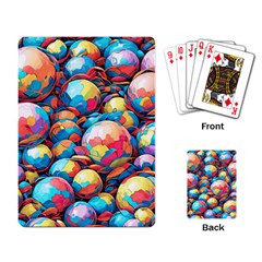 Pattern Seamless Balls Colorful Rainbow Colors Playing Cards Single Design (rectangle) by 99art