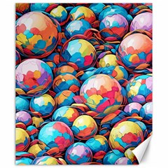 Pattern Seamless Balls Colorful Rainbow Colors Canvas 20  X 24  by 99art