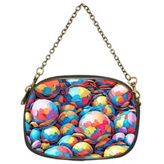 Pattern Seamless Balls Colorful Rainbow Colors Chain Purse (one Side) by 99art