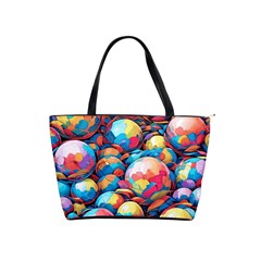 Pattern Seamless Balls Colorful Rainbow Colors Classic Shoulder Handbag by 99art