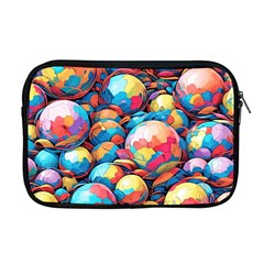 Pattern Seamless Balls Colorful Rainbow Colors Apple Macbook Pro 17  Zipper Case by 99art