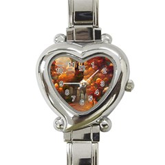 Collage Art Ai Wow Awesome Heart Italian Charm Watch by 99art