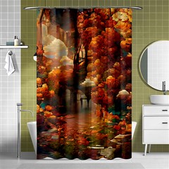 Collage Art Ai Wow Awesome Shower Curtain 48  X 72  (small)  by 99art