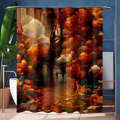 Collage Art Ai Wow Awesome Shower Curtain 60  X 72  (medium)  by 99art