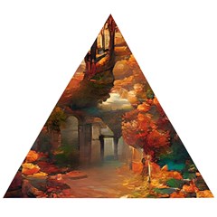 Collage Art Ai Wow Awesome Wooden Puzzle Triangle