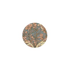 Art Nouveau Vintage Retro Pattern Floral 1  Mini Magnets by 99art