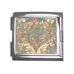 Art Nouveau Vintage Retro Pattern Floral Mega Link Italian Charm (18mm) Front