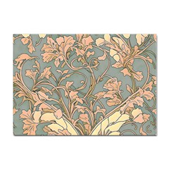 Art Nouveau Vintage Retro Pattern Floral Sticker A4 (100 Pack) by 99art