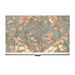 Art Nouveau Vintage Retro Pattern Floral Business Card Holder