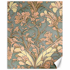 Art Nouveau Vintage Retro Pattern Floral Canvas 16  X 20  by 99art