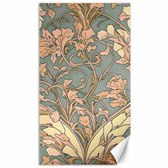 Art Nouveau Vintage Retro Pattern Floral Canvas 40  X 72  by 99art