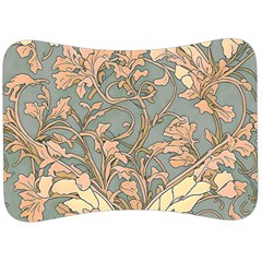 Art Nouveau Vintage Retro Pattern Floral Velour Seat Head Rest Cushion by 99art