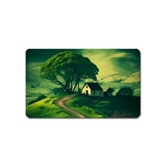 Landscape Scenery Nature Artwork Magnet (name Card) by 99art