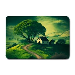 Landscape Scenery Nature Artwork Small Doormat by 99art