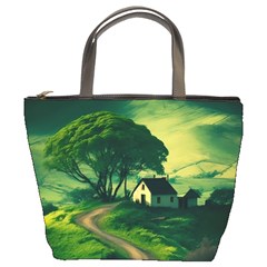 Landscape Scenery Nature Artwork Bucket Bag by 99art