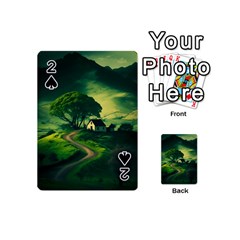 Landscape Scenery Nature Artwork Playing Cards 54 Designs (mini) by 99art