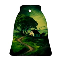 Landscape Scenery Nature Artwork Ornament (bell) by 99art