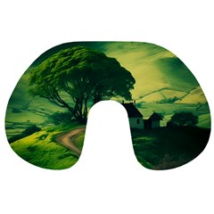 Landscape Scenery Nature Artwork Travel Neck Pillow by 99art