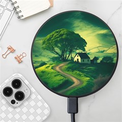 Landscape Scenery Nature Artwork Wireless Fast Charger(black) by 99art