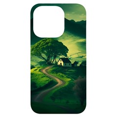 Landscape Scenery Nature Artwork Iphone 14 Pro Black Uv Print Case by 99art