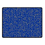 Arrows Doodles Drawing Background Sketch Direction Two Sides Fleece Blanket (Small) 45 x34  Blanket Back