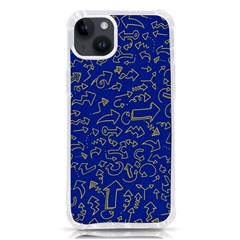 Arrows Doodles Drawing Background Sketch Direction Iphone 14 Plus Tpu Uv Print Case