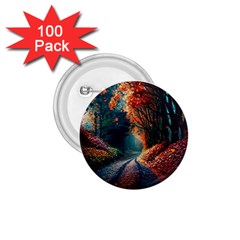 Forest Autumn Fall Painting 1 75  Buttons (100 Pack)  by 99art