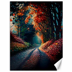 Forest Autumn Fall Painting Canvas 36  X 48  by 99art