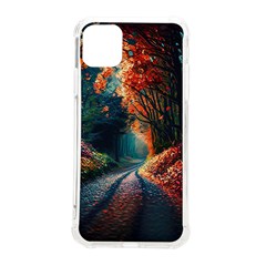 Forest Autumn Fall Painting Iphone 11 Pro Max 6 5 Inch Tpu Uv Print Case by 99art