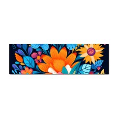 Flowers Bloom Spring Colorful Artwork Decoration Sticker Bumper (10 Pack) by 99art