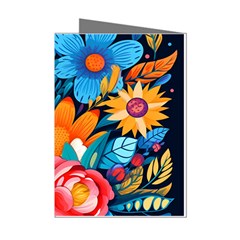 Flowers Bloom Spring Colorful Artwork Decoration Mini Greeting Cards (pkg Of 8) by 99art