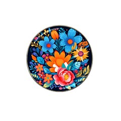 Flowers Bloom Spring Colorful Artwork Decoration Hat Clip Ball Marker by 99art