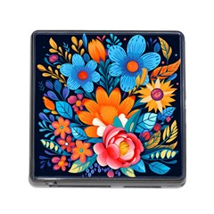 Flowers Bloom Spring Colorful Artwork Decoration Memory Card Reader (square 5 Slot) by 99art