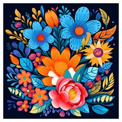 Flowers Bloom Spring Colorful Artwork Decoration Lightweight Scarf 