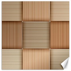 Wooden Wickerwork Texture Square Pattern Canvas 12  X 12  by 99art