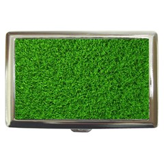 Green Grass Texture Summer Cigarette Money Case by 99art