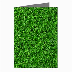 Green Grass Texture Summer Greeting Cards (pkg Of 8) by 99art