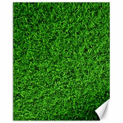 Green Grass Texture Summer Canvas 16  X 20  by 99art