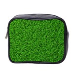 Green Grass Texture Summer Mini Toiletries Bag (Two Sides) Front