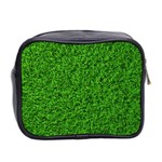 Green Grass Texture Summer Mini Toiletries Bag (Two Sides) Back