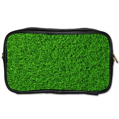 Green Grass Texture Summer Toiletries Bag (two Sides) by 99art